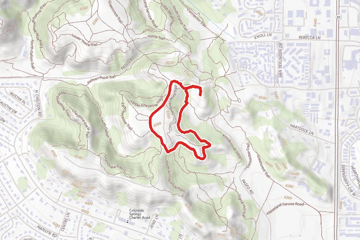 Kinnickinnick and Grandview Trail Loop