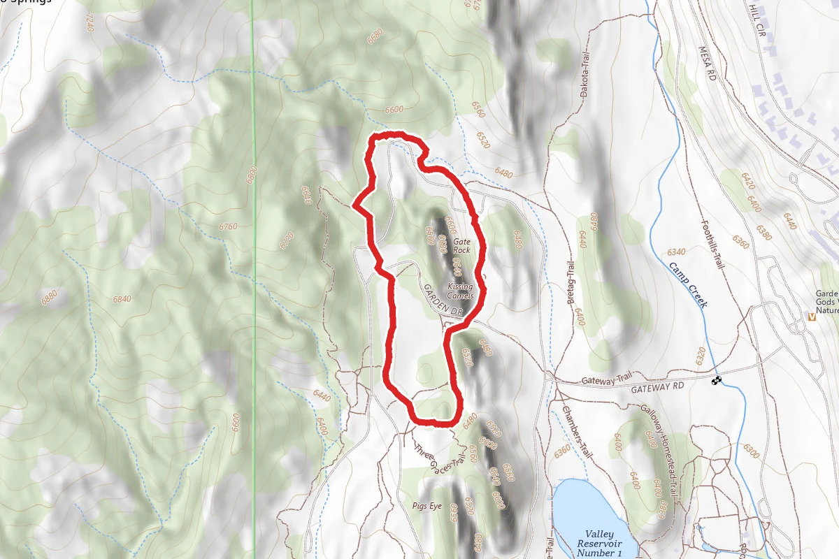 Palmer Trail and Central Garden Loop
