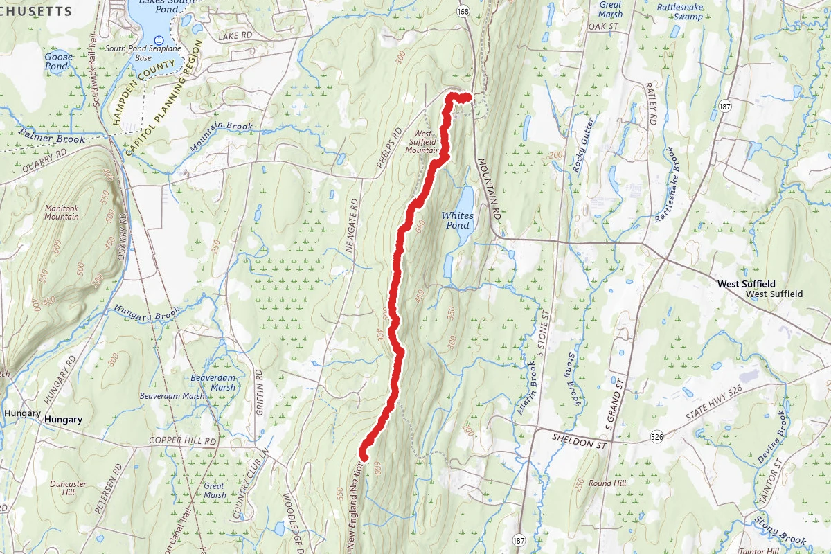 New England Trail (Metacomet Trail) - West Suffield Mountain