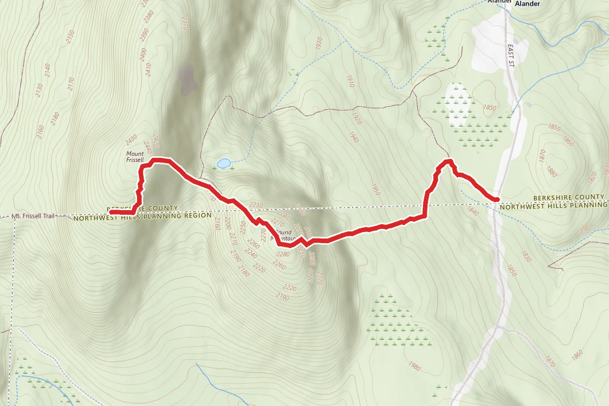 Mount Frissell via Mount Frissell Trail