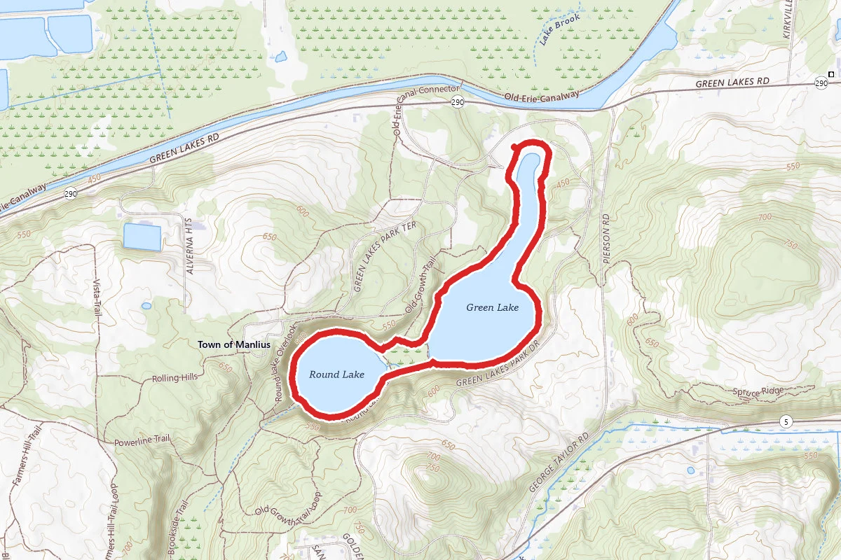 Green Lake to Round Lake Trail