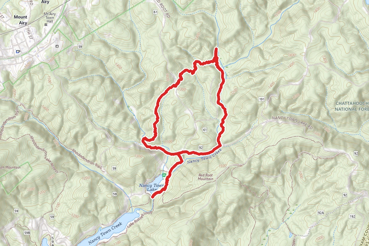 Nancy Town Lake & Falls Loop Trail