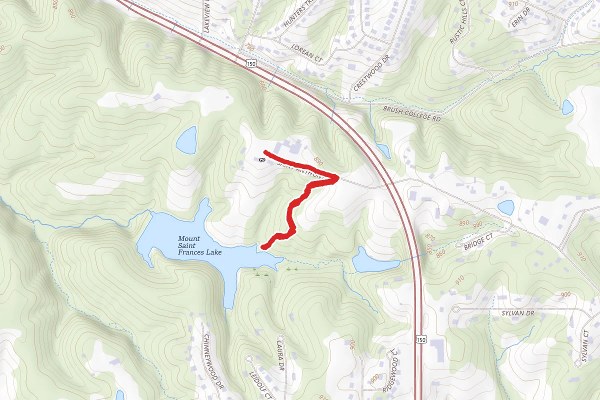 Mount St. Francis Sanctuary Trail 1