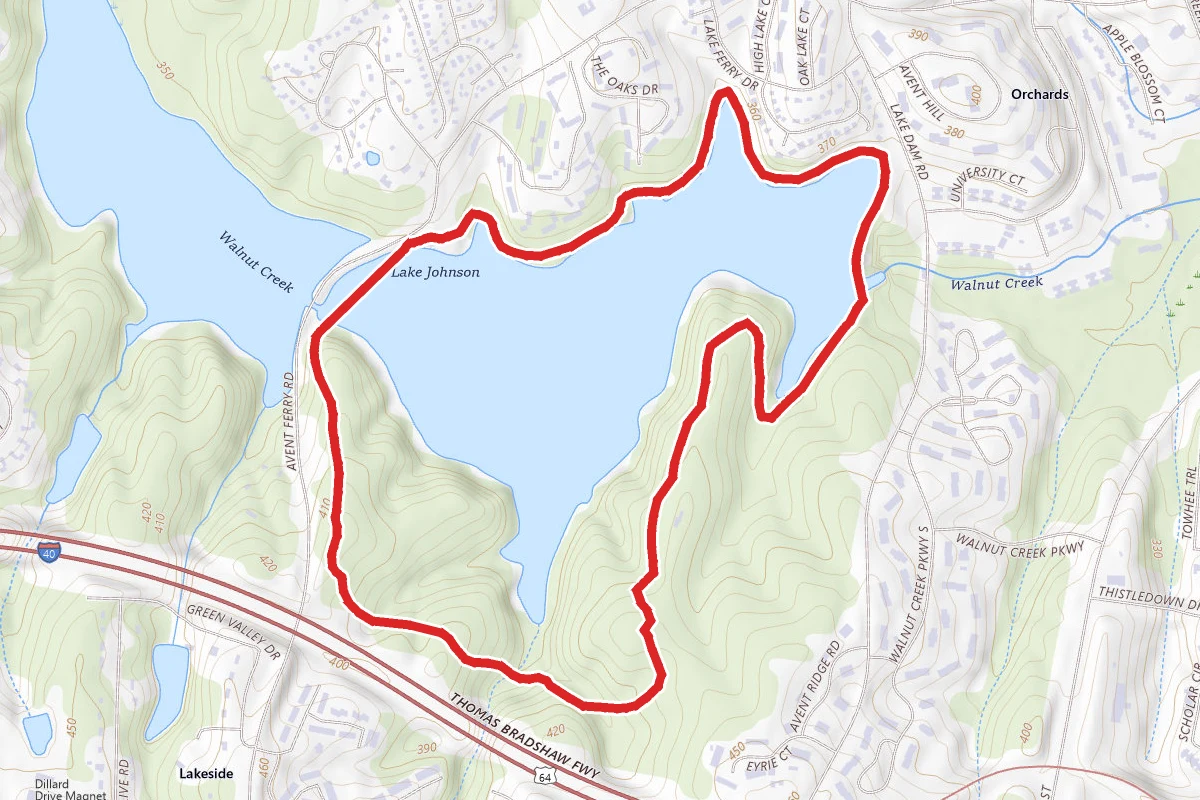 Lake Johnson East Loop Trail