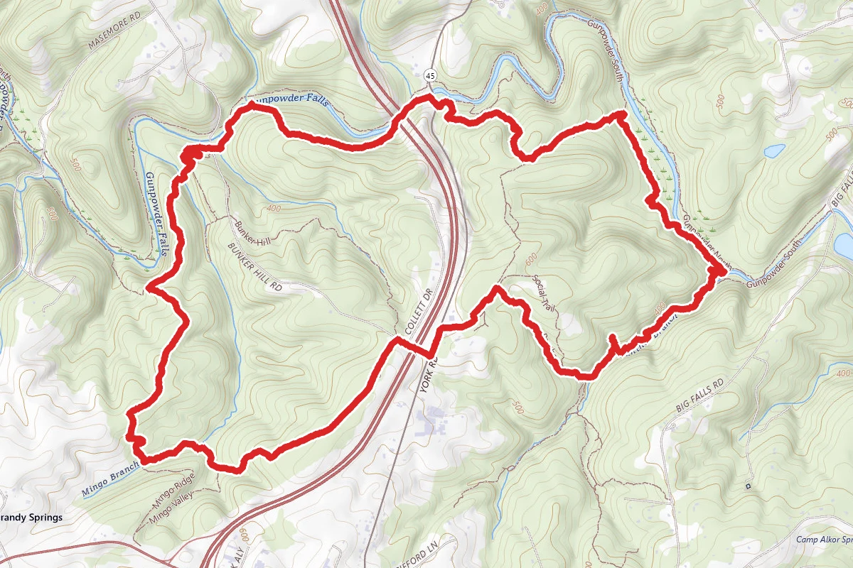 Gunpowder Falls Big Loop