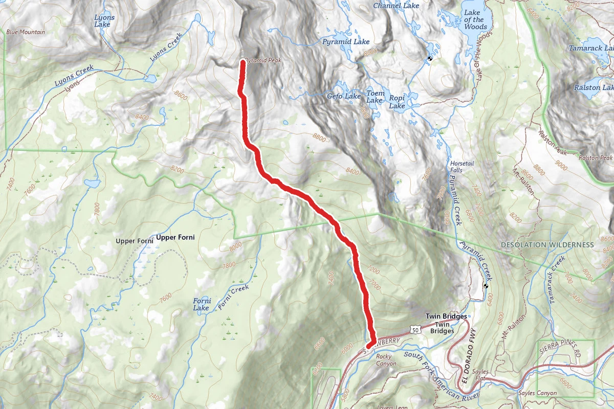 Pyramid Peak Trail