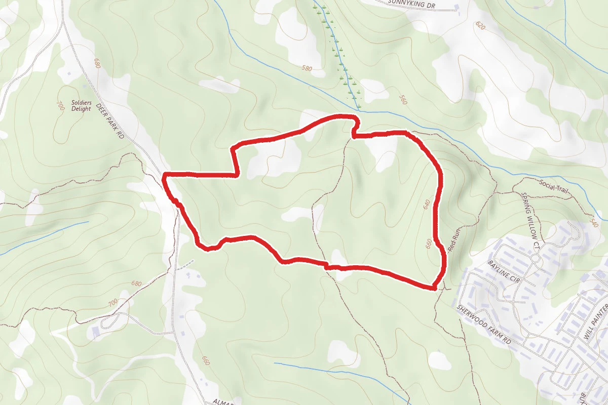 Choate Mine and Red Run Trail