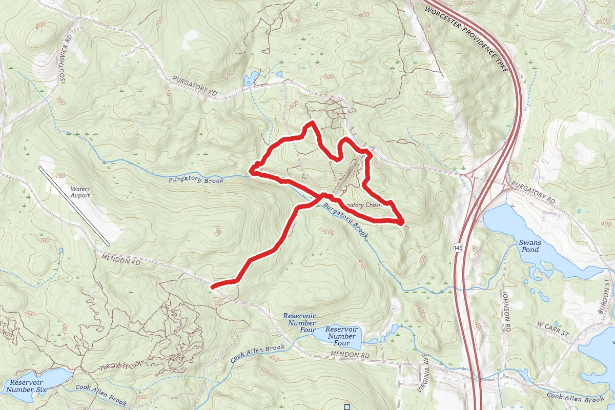 State Forest Road and Charley's Loop