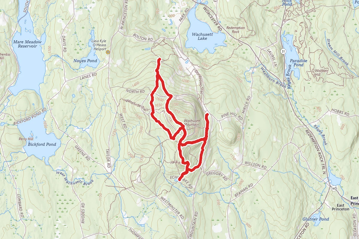 Wachusett Mountain Loop