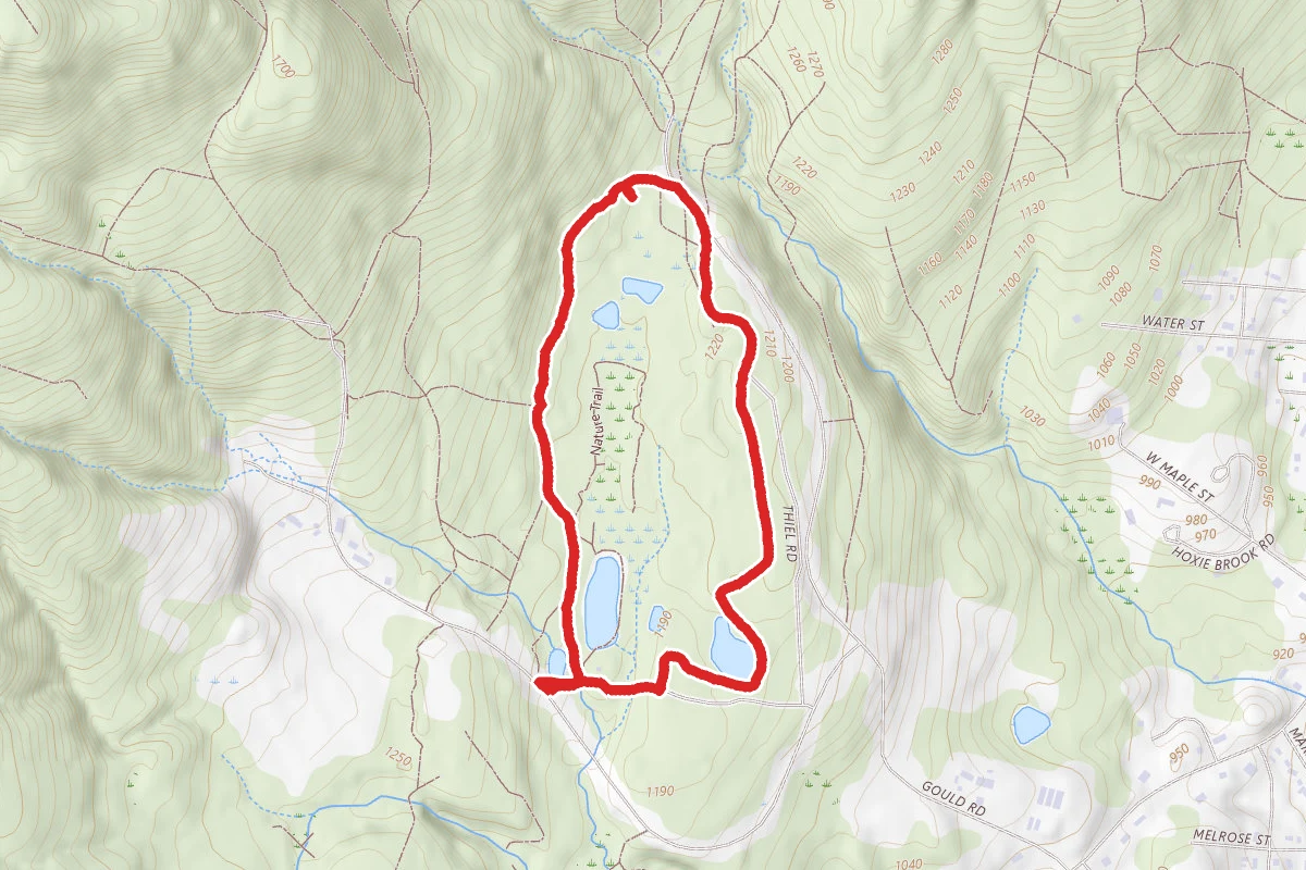 Glen Meadow Loop route map
