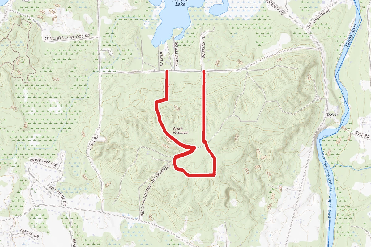 Peach Mountain Observatory Trail