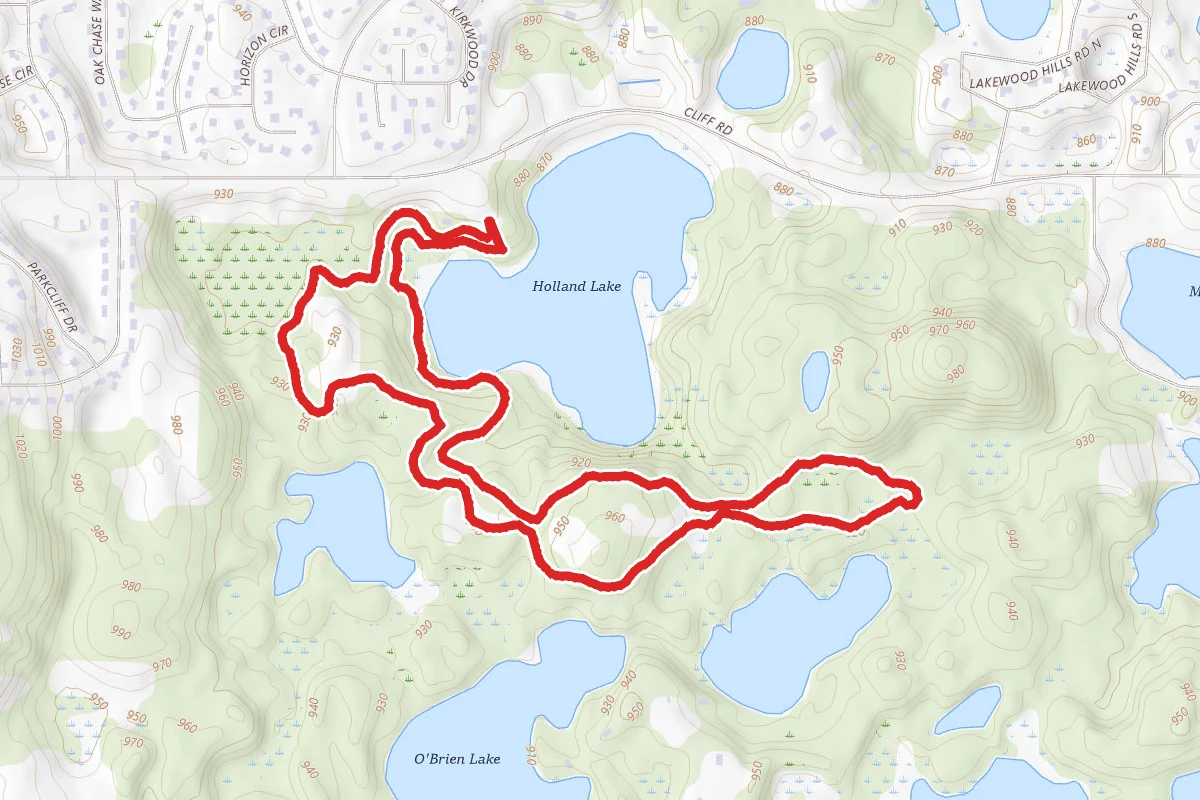 Holland Lake to Cattail Lake Loop