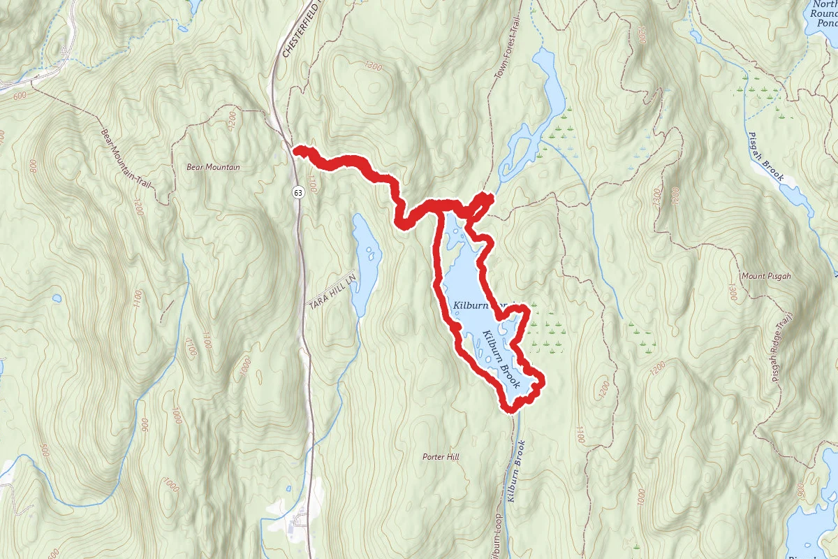 Kilborn Pond and John Summers Trail