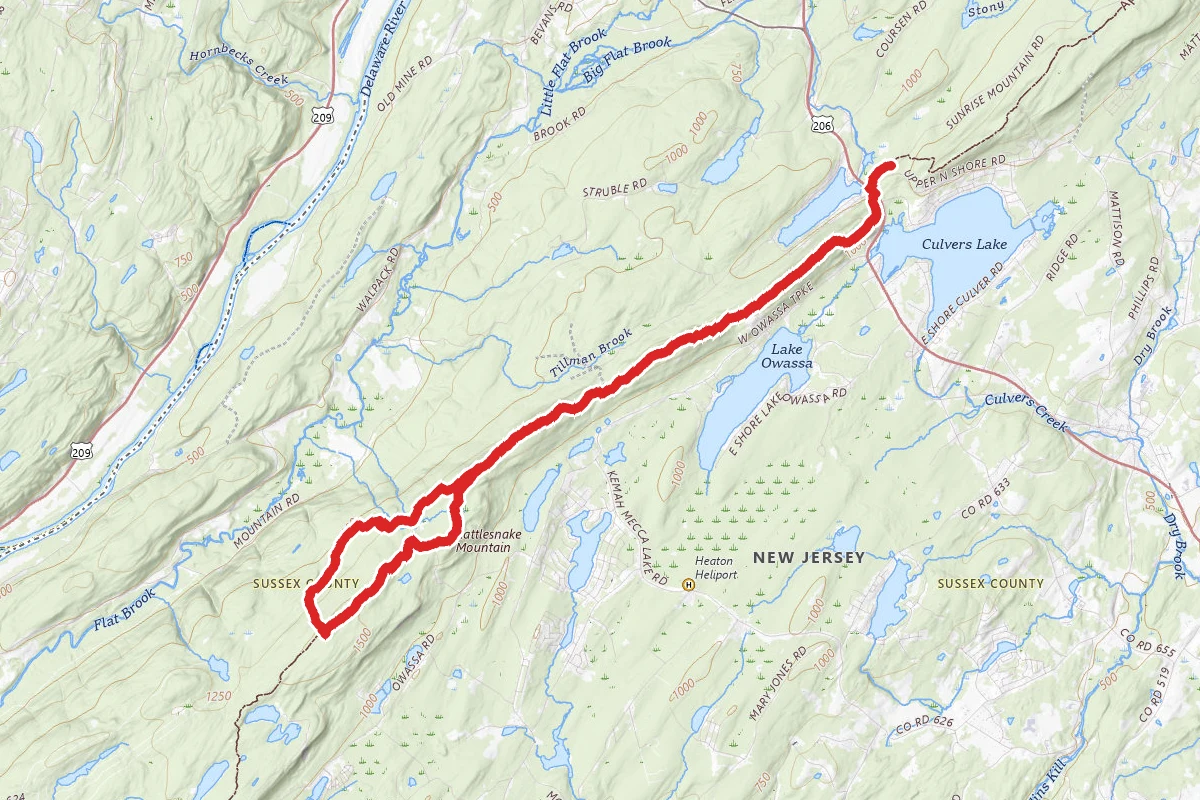 South Stokes State Forest via Appalachian Trail