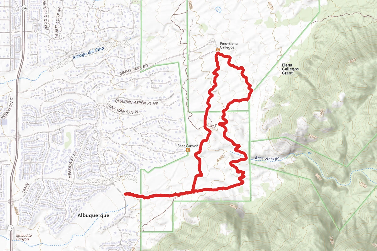 Michial M Emery, Trail 305a and Trail 365 Loop