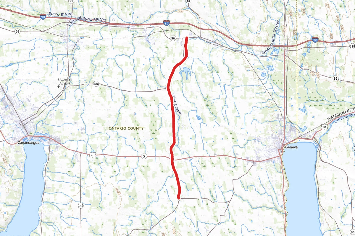Ontario Pathway Rail Trail -Stanley to Phelps