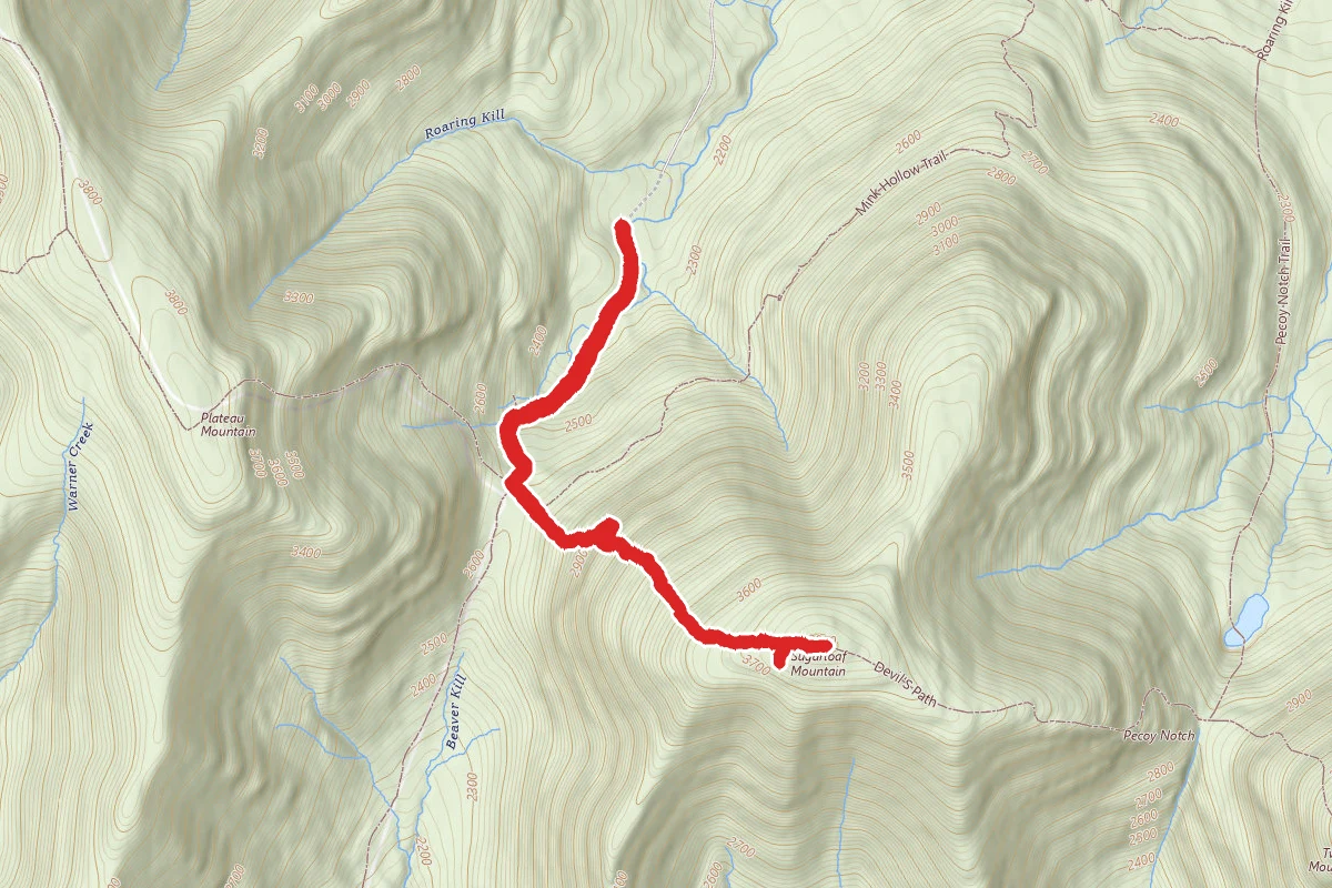 Sugarloaf Mountain via Mink Hollow