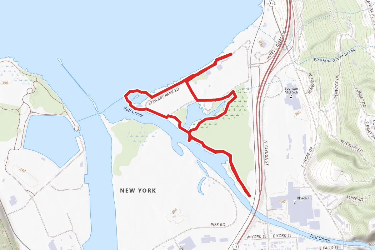 Cayuga Lake Inlet Trail