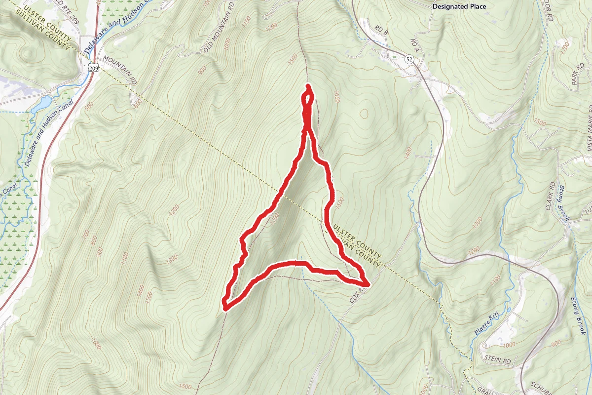 Red Trail and Shawangunk Ridge Trail Loop