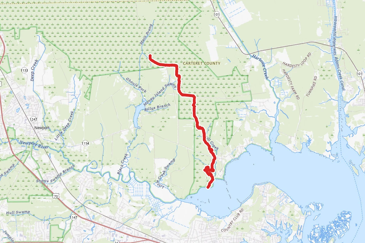 Neusiok Trail Southern Half