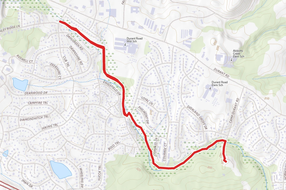 Simms Branch Trail