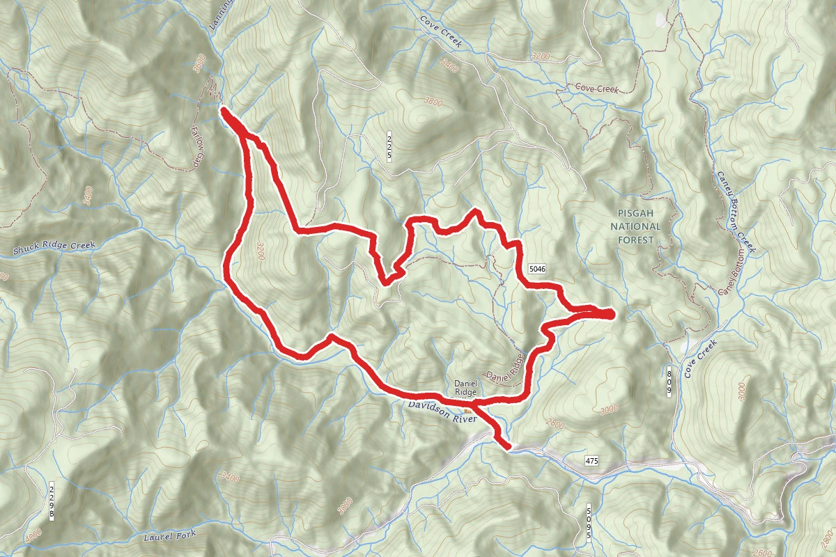 Daniel Ridge and Forest Road 5046 Loop