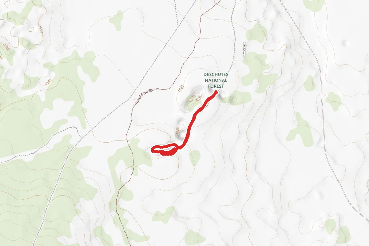 Hidden Forest and Arnold Ice Cave Trail