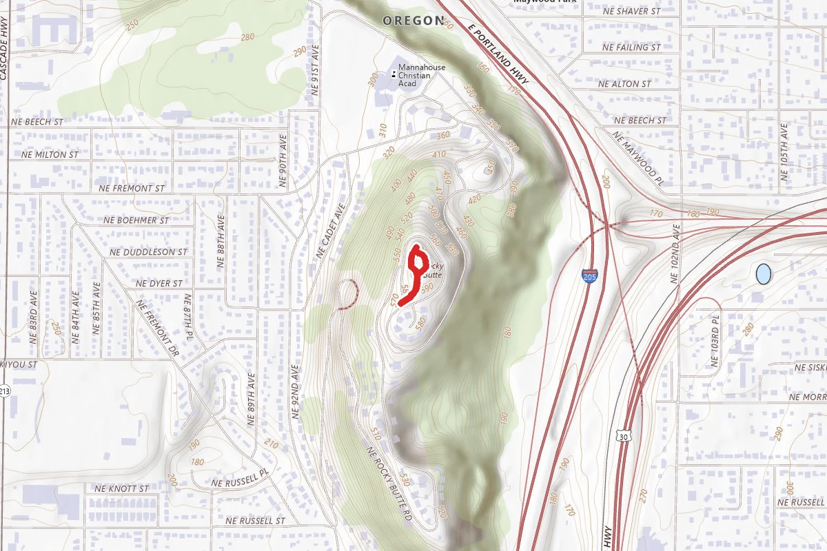 Joseph Wood Hill Park on Rocky Butte