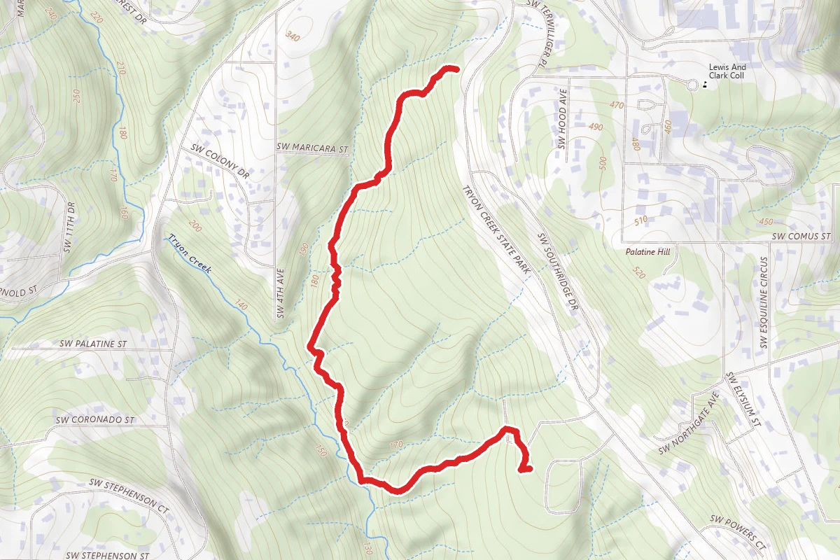 Middle Creek and Lewis and Clark Trail