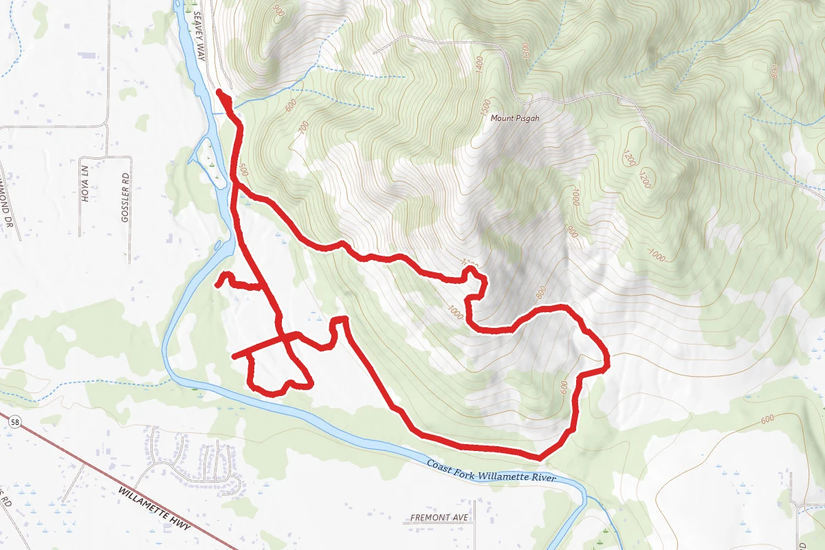 Meadow Road, Pasture Road, Dery's South Summit and Seavey Way