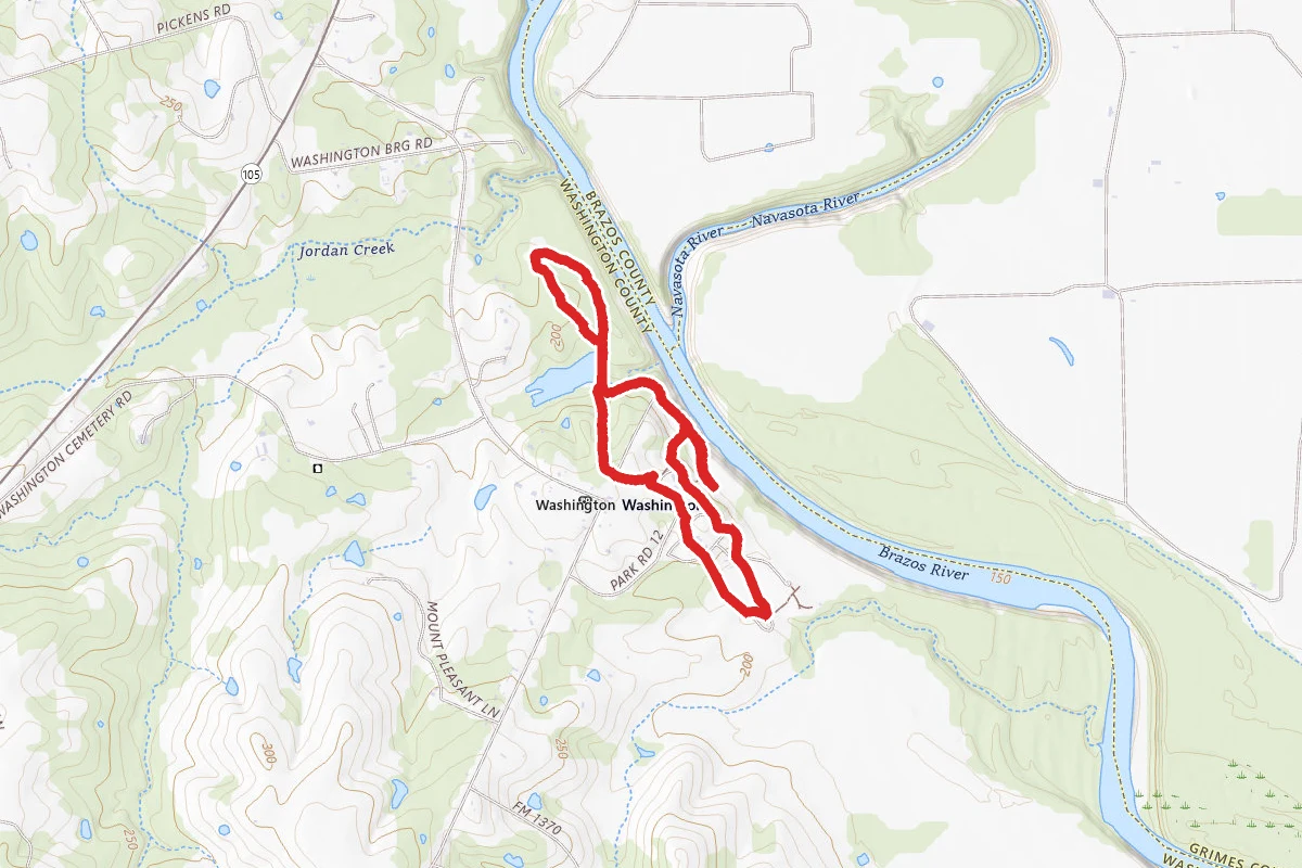 Washington on the Brazos Area Trails