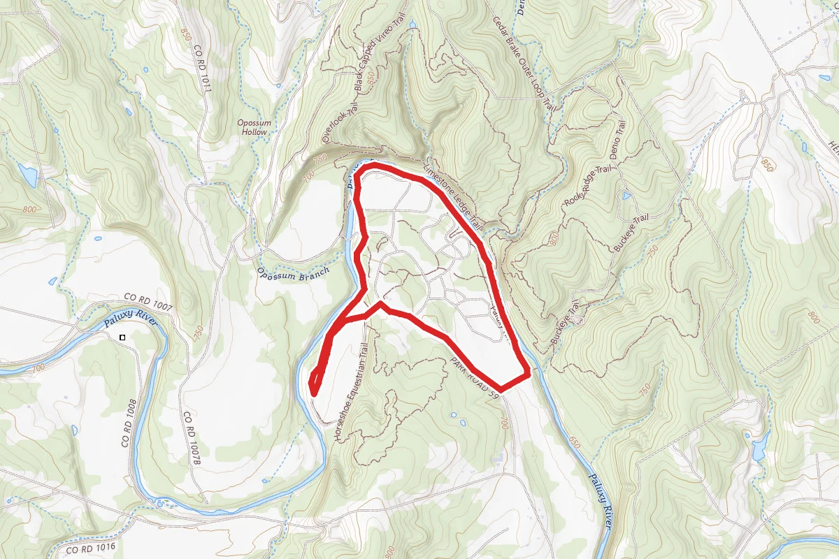 Equestrian, Blue Hole and Limestone Ledge Loop