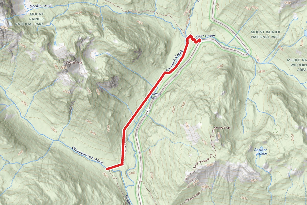 Ohanapecosh and Stafford Falls Trail