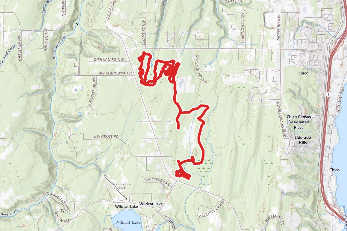 Newberry Hill Lower Loop to Upper Loop