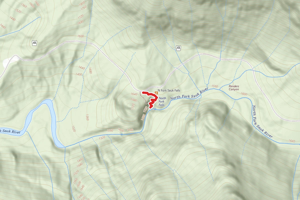 North Fork Sauk Falls Trail