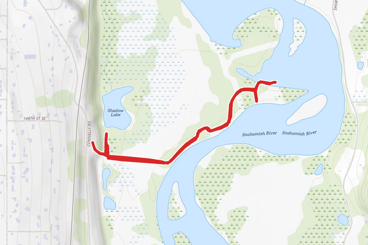 Snohomish River and Shadow Lake Trail