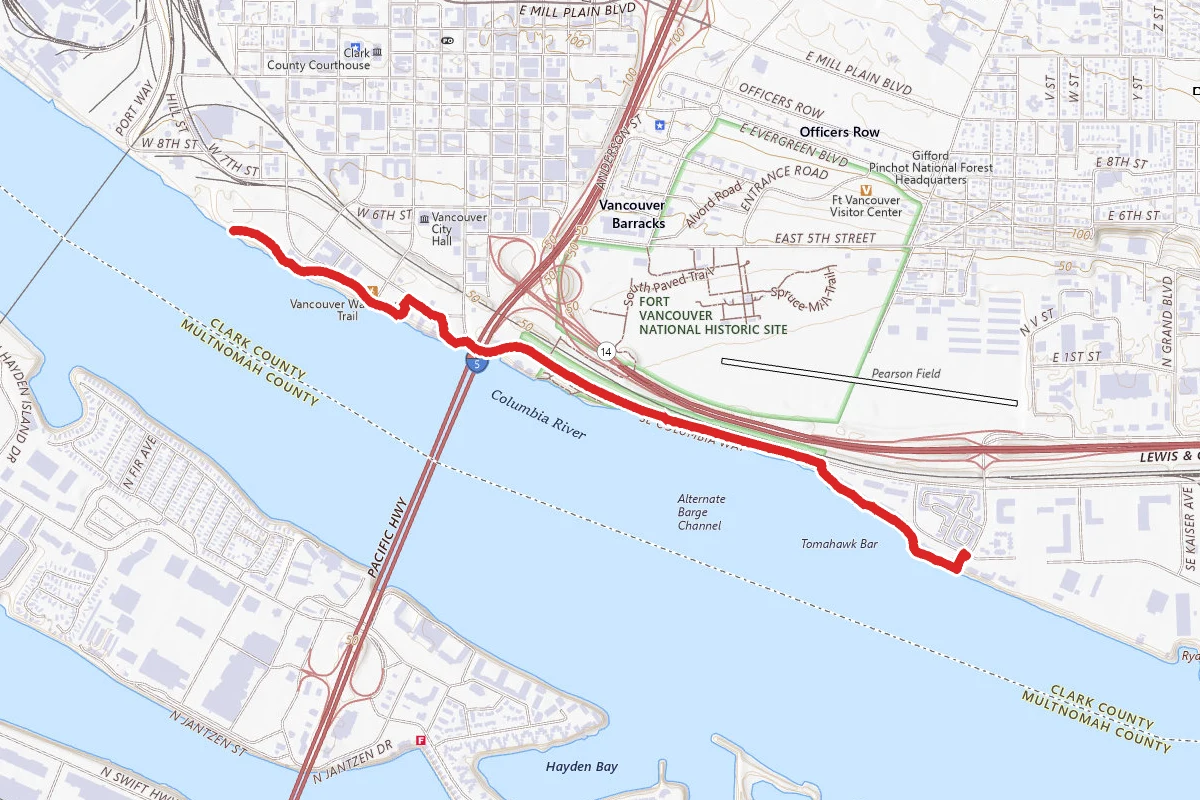 Lewis & Clark Discovery Greenway to Renaissance Trail