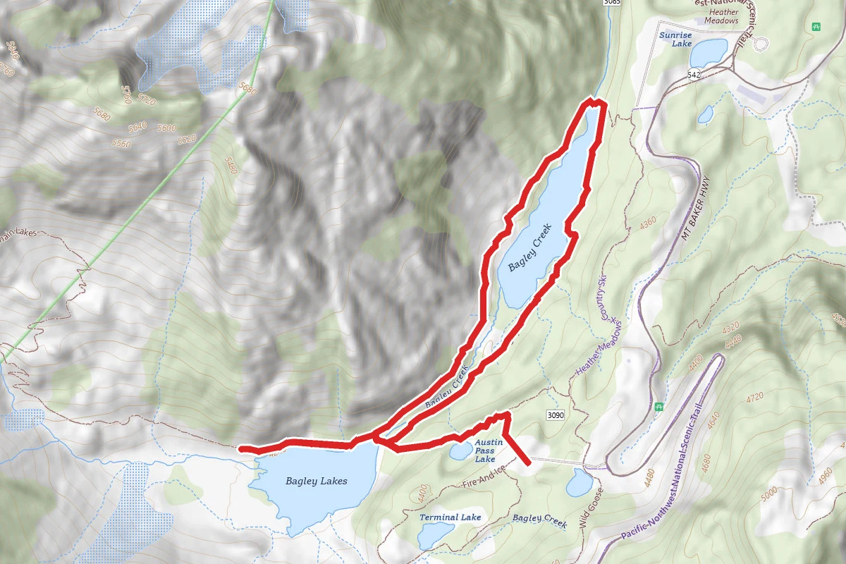 Bagley Lakes Loop