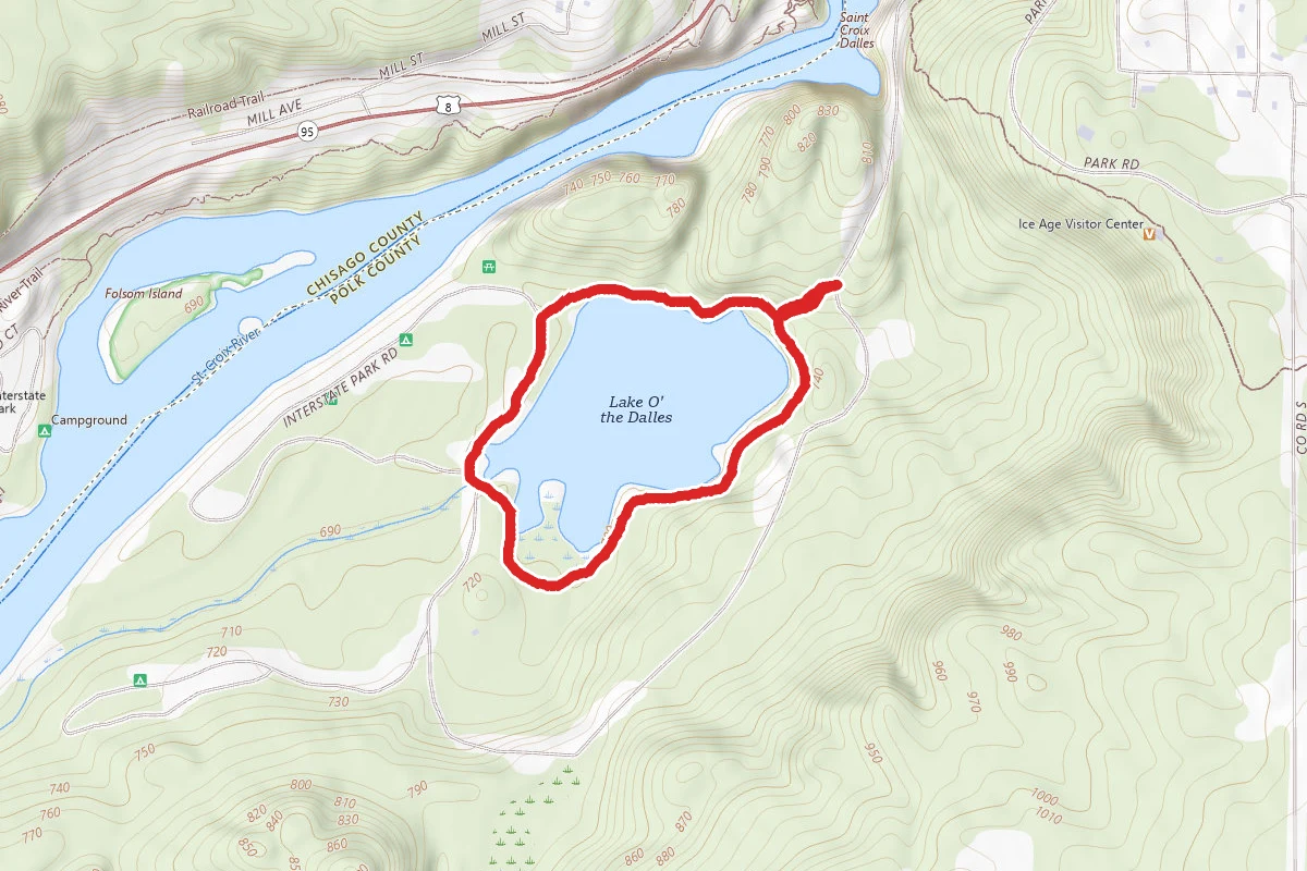 Lake O'The Dalles Trail