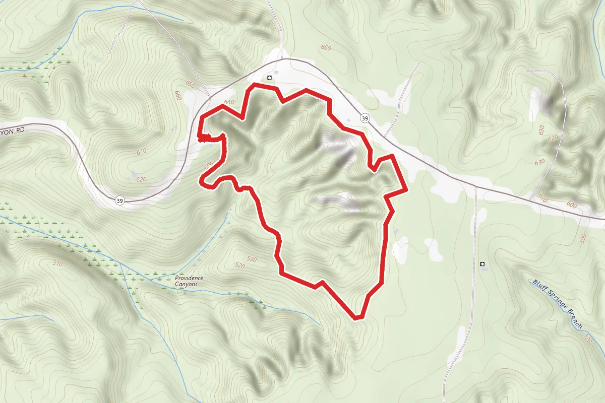 Providence Canyon Perimeter Loop Trail