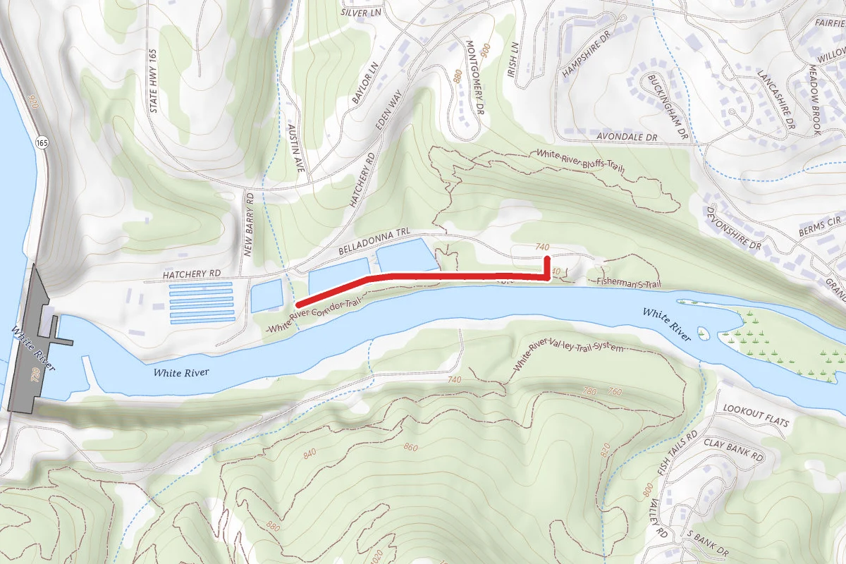 Canebrake and White River Corridor