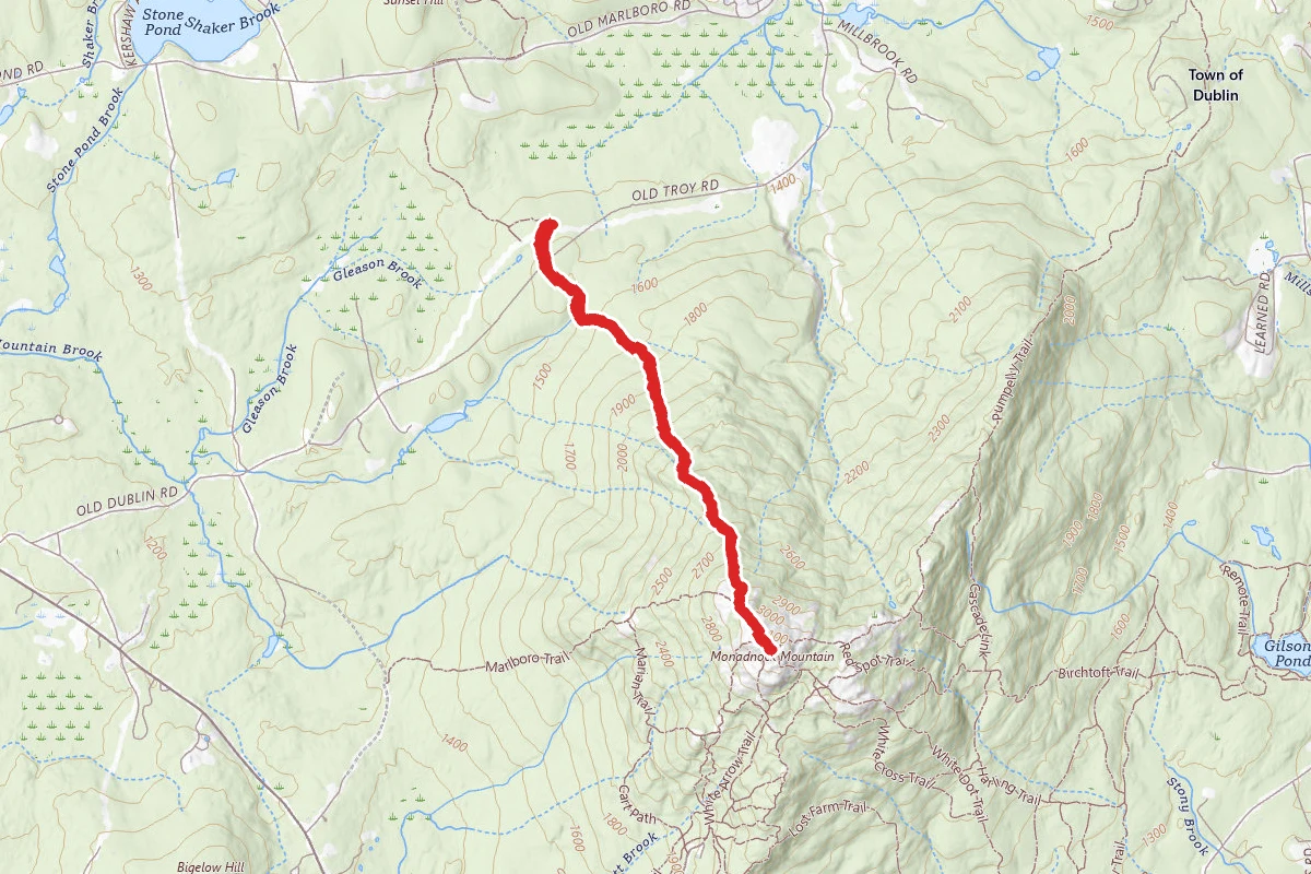 Monadnock Mountain Via Dublin Trail
