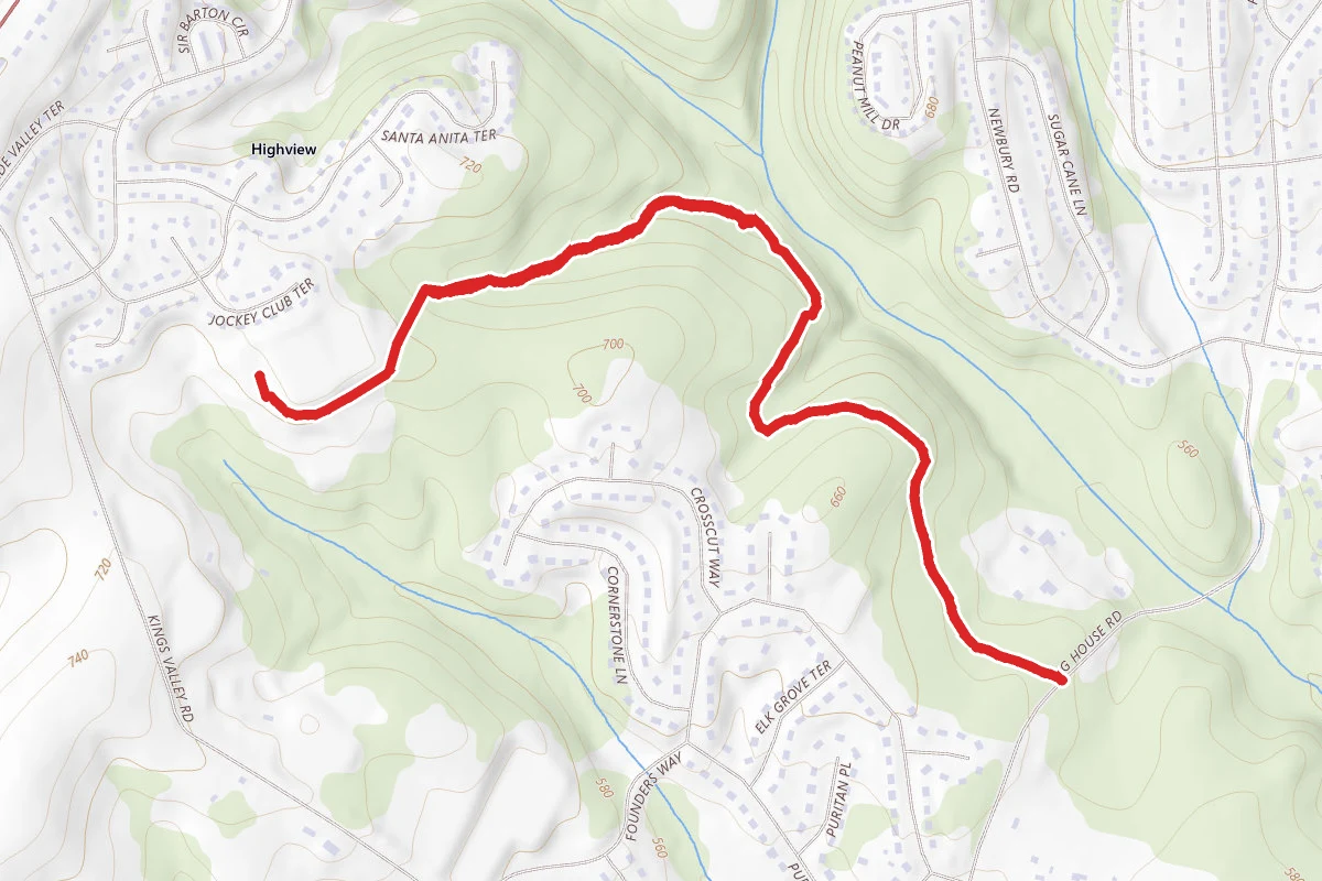 Lower Magruder Trail From Damascus Recreational Park