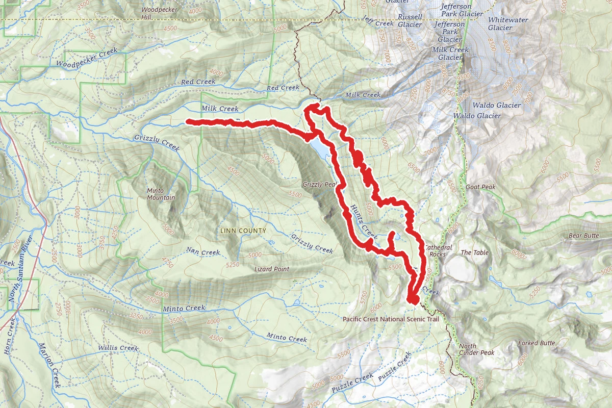 Pamelia Lake and Hunts Cove Loop