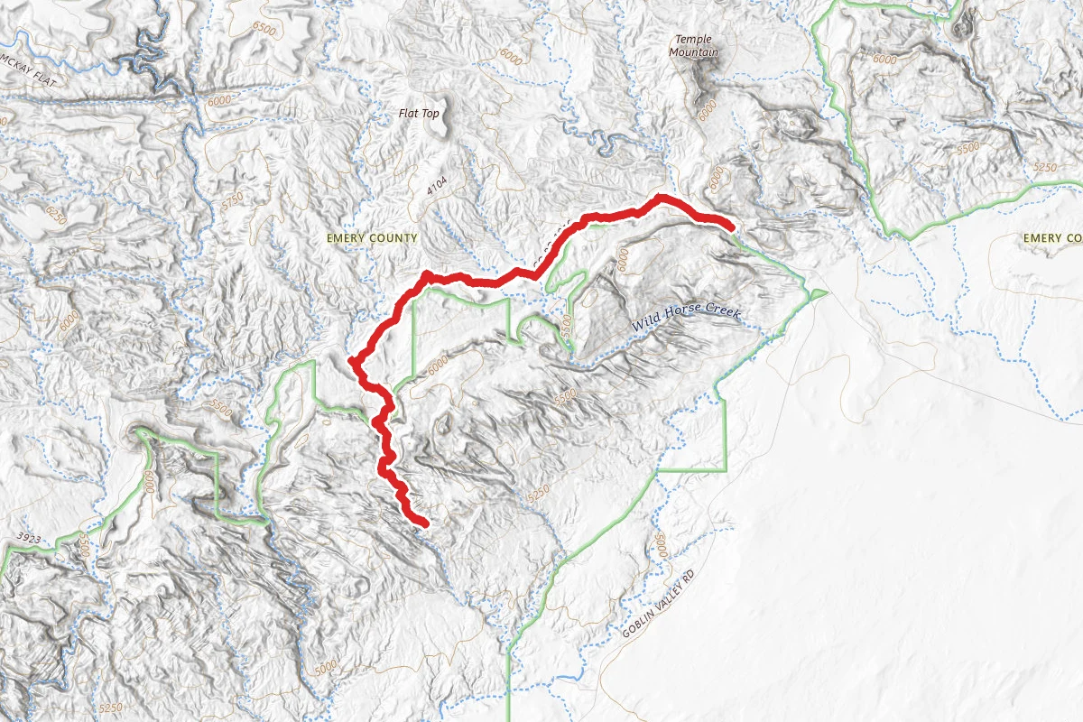 Crack Canyon via Behind the Reef Road