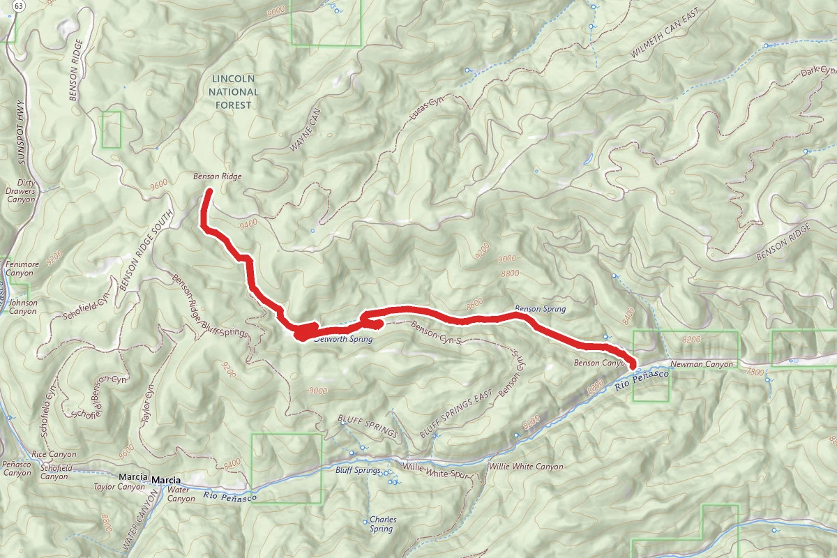Benson Canyon Trail