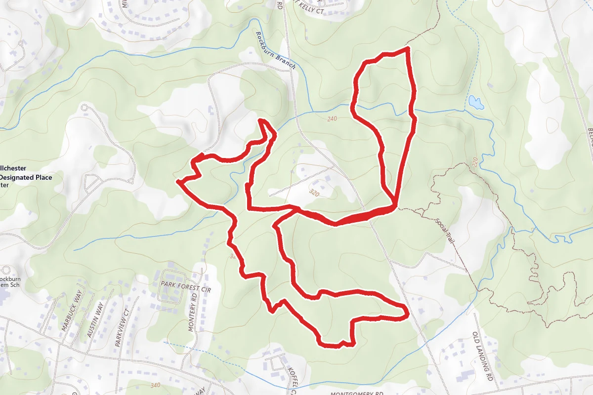 Rockburn, Pain Cave and Morning Choice Loop