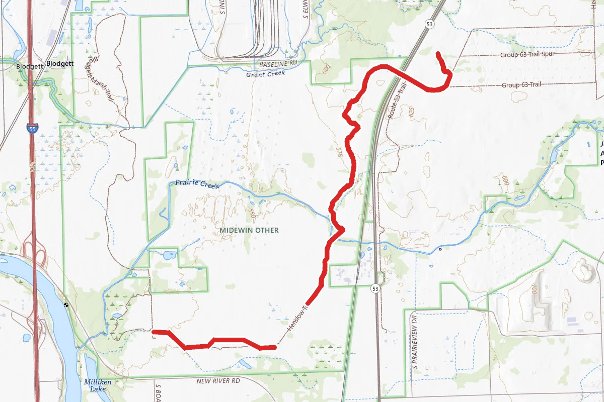 Midewin- Henslow Trail