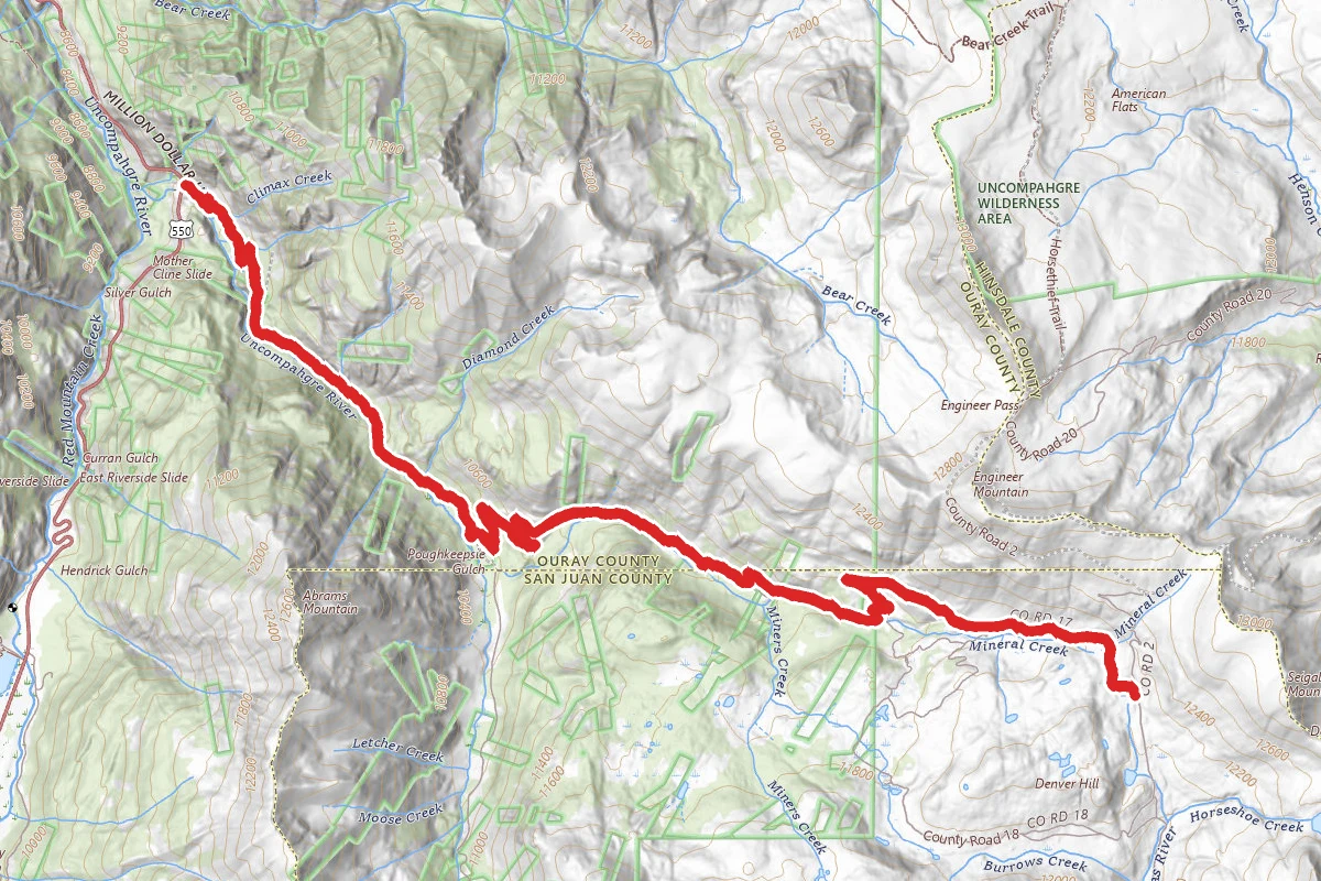 Mineral Creek OHV Trail