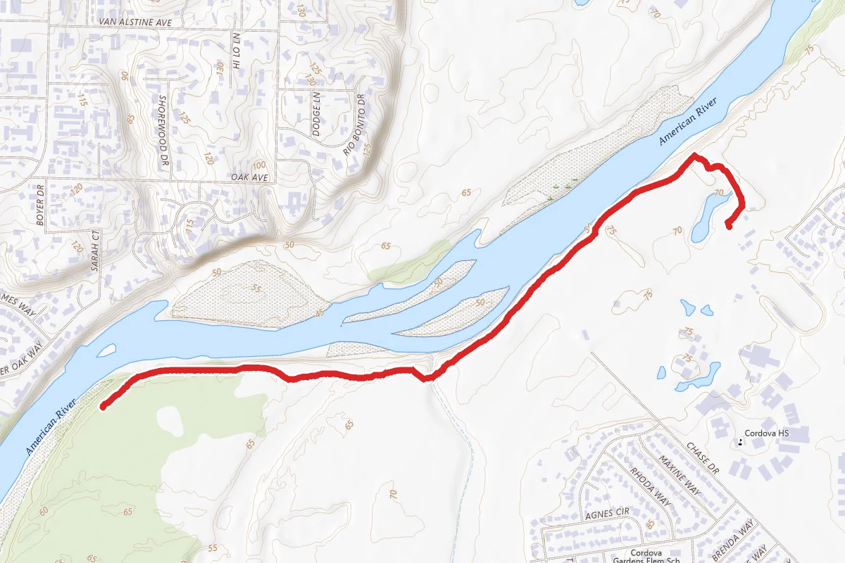 Hagan Park to the American River Trail